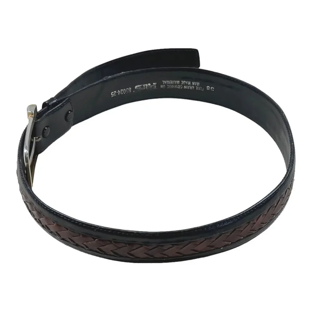 Braided Cowhide Leather Belt